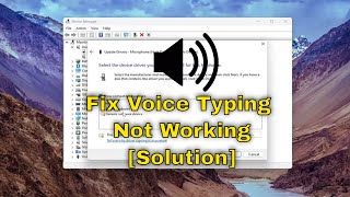 How To Fix Voice Typing Not Working in Windows 11 Guide [upl. by Yecart415]