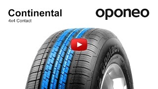 Tyre Continental 4x4 Contact ● Summer tyres ● Oponeo™ [upl. by Nysilla]