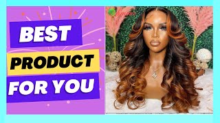 Ombre Ginger Brown Colored 13x6 HD Transparent Lace Frontal Wig [upl. by Eisenhart]