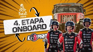 ONBOARD 4 ETAPA  DAKAR Instaforex Loprais Praga Team [upl. by Adnaluoy]