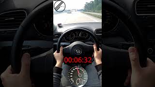 VW Golf VI 14 TSI 1K 122 PS 0100 kmh Acceleration Test [upl. by Papageno771]