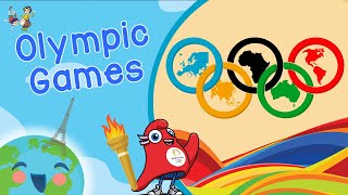 2024 Olympic Games for Kids Learning Video for Kids The Olympics for Kids  Paris 2024 [upl. by Betsy]