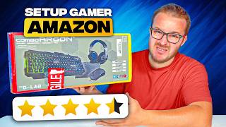 LE SETUP GAMER AMAZON LE MOINS CHER ET LE MIEUX NOTÉ [upl. by Atelokin]