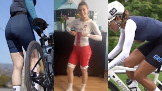 Women Biking Suits Try On 48 [upl. by Publea]