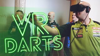 MVG and Rob Cross play Virtual Reality Darts [upl. by Eellek411]