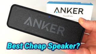 Anker Soundcore the Best Budget Bluetooth Speaker Unboxing Review amp Sound Test [upl. by Prunella]