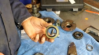 MERCEDES W108 PINION SEAL REPLACEMENT [upl. by Althee871]