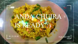 ANDACHIURAFRIED EGGBEATEN RICE RECIPEअण्डा चिउरा [upl. by Cila]