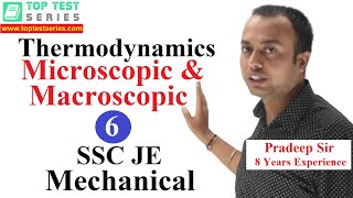 Microscopic and Macroscopic Approach in Hindi Thermodynamics Class 6 SSC JE Mechanical Engineering [upl. by Eelaras78]