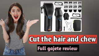 Professional Hair Clippers Trimmer Kit full review gajets usa [upl. by Ecinrev274]