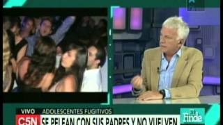 C5N  SOCIEDAD ADOLESCENTES FUGITIVOS [upl. by Llennaj]