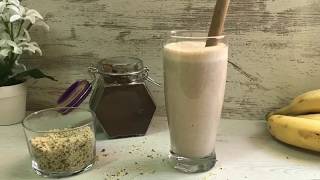 HEMP MILK SMOUSE  Vegan Recipes  Raw Vegan  vegan [upl. by Ilamad246]