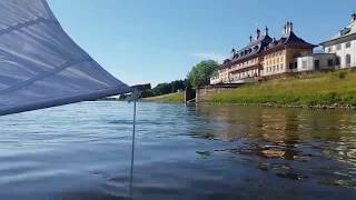 Sightseeing mit dem Faltboot Schloss Pillnitz  Elbe  Rz85 [upl. by Borlase]