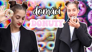 RECEPT NA DOMÁCÍ DONUTY lepší než original  Amys World [upl. by Eidua]