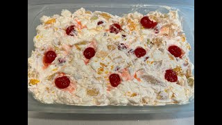 Ambrosia Salad recipe that is tasty and refreshing on a hot summer day [upl. by Nylodnew407]