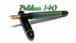 Pelikan 140  Semi Flex Vintage GOLD Nib  Fountain Pen Review [upl. by Kcirdnekal]