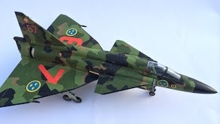 Heller Saab 37 Viggen 172 [upl. by Warton896]