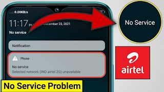 Airtel Sim No Service Problem  No Service Problem In Airtel Sim Problem Solved [upl. by Yug351]