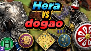 Persians vs Slavs  1v1 Arabia  vs dogao  AoE2 [upl. by Crystie]