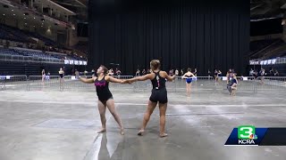 National Baton Twirling Championships takes place at Stockton Arena [upl. by Airemaj]