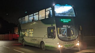 Seaford and District SF03 SEA Volvo B7TL Wright Eclipse Gemini [upl. by Oninotna]