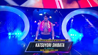 Katsuyori Shibata Entrance  AEW Dynamite March 27 2024 [upl. by Reese]