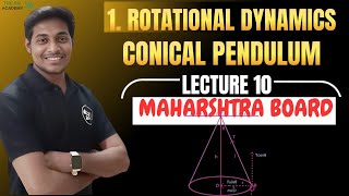 LEC 10 CONICAL PENDULUM  CLASS 12  ROTATIONAL DYNAMICS  ANKIT SIR [upl. by Alihs574]