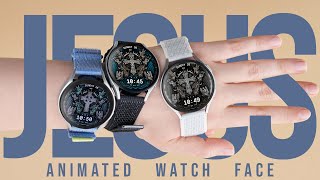 Jesus Watch Face  Wear OS Watch Face  Samsung Galaxy Watch Face  Best Watch Face [upl. by Seigler]