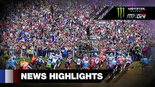 News Highlights  Monster Energy FIM Motocross of Nation 2023 MXGP Motocross [upl. by Aerdnna]