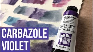 Carbazole Violet  Daniel Smith Watercolor  The Paint Show 21 [upl. by Edra]