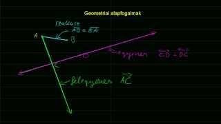 Geometriai alapfogalmak [upl. by Anemolif]