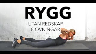 Stark frisk rygg utan redskap – 8 övningar [upl. by Whitcomb516]