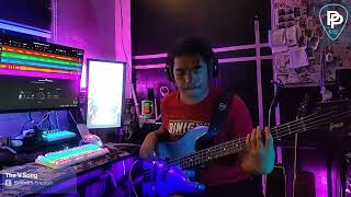 THE V SONG  SMOOTH FRICTIONBass Cover [upl. by Soalokcin]