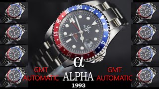 ❤️💙 ALPHA 1993 GMT PEPSI BRACELET JUBILEE LE PLUS BEL HOMMAGE A LA ROLEX 16750 ❤️💙 [upl. by Oigroig]