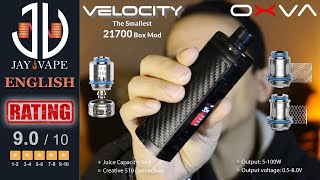 OXVA Velocity 21700 Box Mod Kit Review amp Unipro RBA Coil Build Oxva Raised The BAR [upl. by Ydak]