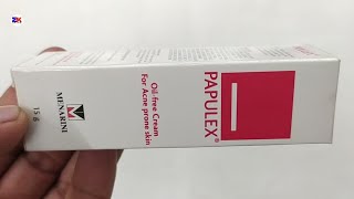 Papulex Cream  Papulex Cream Uses benefits dosage Review in Hindi [upl. by Aikehs]