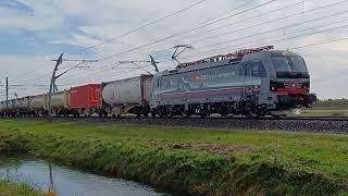 610 2in1👍SBB CI 193 547Grote MarktBertschishuttle ontmoet Railpool193er  containers Hemmen [upl. by Ahsiram]