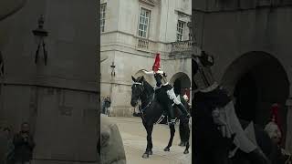 british royal guards horse dismounting views love history [upl. by Mears828]