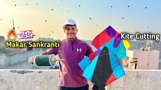 🔥Kite Cutting On 2024 Makar Sankranti  Kite Cutting  Kite Fighting  Kite [upl. by Kurr]