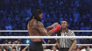 Rey Mysterio call The Head of The Table Roman Reigns for a Fight on Elimination Chamber 2K24 [upl. by Hertzog]