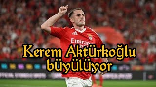 💥 Kerem Aktürkoğlu rekora koşuyor 5 maçta 6 gol benfica keremaktürkoğlu [upl. by Ahsirahc]