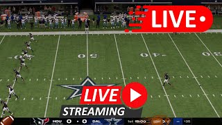 Texans vs Cowboys Week 11 LIVE 🔴  18 Nov 2024  NFL Showdown 🏈 [upl. by Aisyla]