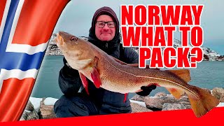 Packing for Norway  What to Pack for a Shore Fishing Trip to Norway [upl. by Ayotak213]