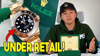 NOW UNDER RETAIL PRICE Rolex GMTMaster II 126715CHNR Root Beer Full Rose Gold [upl. by Frost893]