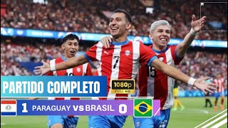 😱 SORPRESON 😱 PARAGUAY LE GANA A BRASIL ELIMINATORIAS CONMEBOL  PARTIDO COMPLETO recreacion🎮 [upl. by Yelnats]