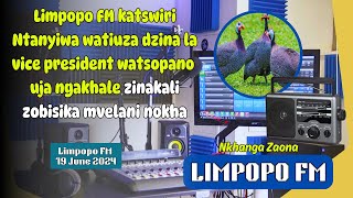 Limpopo FM katswiri Ntanyiwa watiuza dzina la vice president watsopano uja tazidziwa nawo [upl. by Ttayh]