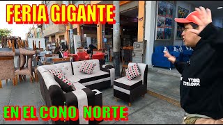 FERIA GIGANTE de MUEBLES ROPEROS CAMAS TOCADORES y más en el CONO NORTE solo FABRICANTES [upl. by Atika]