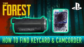 THE FOREST  How to find the KEYCARD amp CAMCORDER [upl. by Thrift]