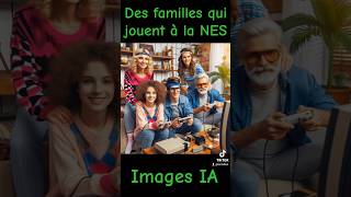 Des familles qui jouent à la NES de Nintendo IA [upl. by Roid]