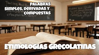 Palabras Simples Derivadas y Compuestas Etimologías Grecolatinas UNAM etimología educacion [upl. by Macintyre246]